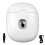 (white) Electric Toe Nail Clippers Automatic With Light Trimmer USB Rechargeable Cutter 1