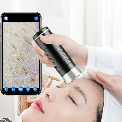 Draagbare digitale microscoop met een resolutie van-slanghouder 1