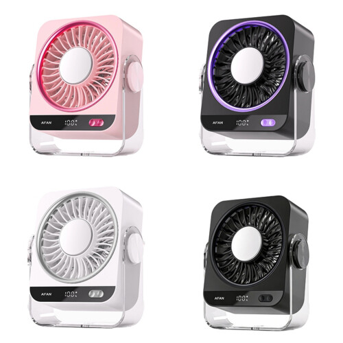 Oplaadbare USB-conditioneringsventilator voor-Zwart 1
