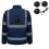 Comfortable Reflective Work Jacket with 3-dark blue XXXL 1