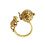 Delicate Open Finger Rings Alloy Texture Suitable for-gold 1