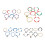 7 Pcs Comfortable Elastic Handmade Bracelets For Soccer-A03 2