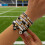 7 Pcs Comfortable Elastic Handmade Bracelets For Soccer-A03 3