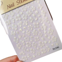 Stylish Shell Glow Flower Nail Stickers 5D Realistic Look-46