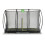 EXIT TOYS EXIT Silhouette Ground Trampoline 8x12ft with Safety Net – Black 1