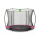 EXIT TOYS EXIT Silhouette Ground Trampoline 8ft with Safety Net – Pink 1