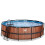 EXIT TOYS EXIT Wood Pool 16ft x 48in with Sand Filter Pump – Brown 2