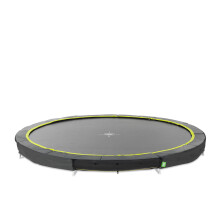 EXIT Silhouette Ground Sports Trampoline 14ft – Black