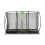 EXIT TOYS EXIT Silhouette Ground Trampoline 7x10ft with Safety Net – Black 1