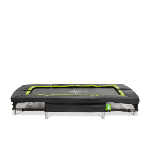 EXIT TOYS EXIT Silhouette Ground Sports Trampoline 5x7ft – Black