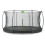 EXIT TOYS EXIT Silhouette Ground Trampoline 14ft with Safety Net – Black 1