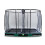 EXIT TOYS EXIT Elegant Premium Ground Trampoline 7x12ft with Deluxe Safety Net – Green 2