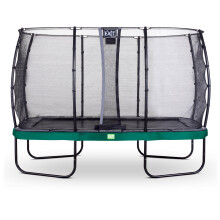 EXIT Elegant Trampoline 8x14ft with Economy Safety Net – Green