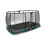 EXIT TOYS EXIT Elegant Premium Ground Trampoline 7x12ft with Deluxe Safety Net – Green 3