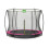 EXIT TOYS EXIT Silhouette Ground Trampoline 10ft with Safety Net – Pink 2