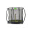EXIT TOYS EXIT Silhouette Ground Trampoline 5x7ft with Safety Net – Black 1