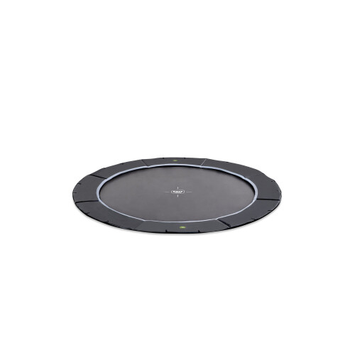 EXIT TOYS EXIT Dynamic Ground Level Sports Trampoline 10ft – Black