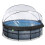EXIT TOYS EXIT Stone Pool 14ft x 48in with Sand Filter Pump and Dome – Grey 2