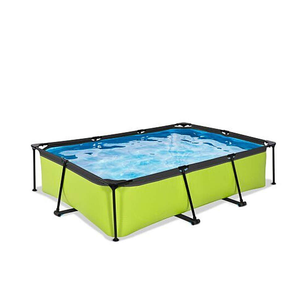 Exit Toys Exit Lime Pool 10Ft X 6.6Ft X 25.6In With Filter Pump – Green