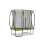 EXIT TOYS EXIT Silhouette Trampoline 5x7ft – Green 2