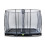 EXIT TOYS EXIT Elegant Ground Trampoline 7x12ft with Economy Safety Net – Black 2