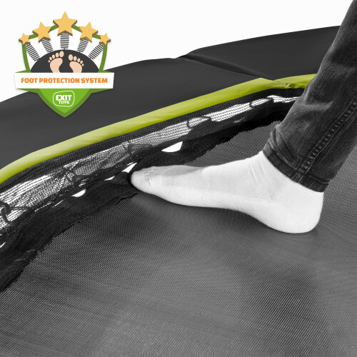 EXIT TOYS EXIT Silhouette Ground Sports Trampoline 8x12ft – Black 2