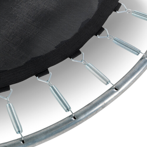 EXIT TOYS EXIT Silhouette Ground Trampoline 6ft with Safety Net – Black 2