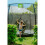 EXIT TOYS EXIT Silhouette Ground Trampoline 14ft with Safety Net – Black 8
