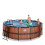 EXIT TOYS EXIT Wood Pool 14ft x 48in with Sand Filter Pump – Brown 6