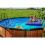 EXIT TOYS EXIT Wood Pool 14ft x 48in with Sand Filter Pump – Brown 9