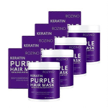 (4PCS) 1-5x Purple Hair Mask- Blonde Hair Purple Toner - Purple Hair Mask for Blonde, Silver & Platinum Hair - Removes Yellow Brassy Color