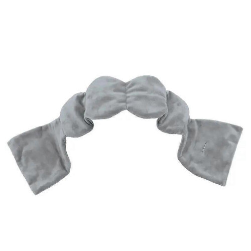 (Grey) Sleep mask | Patented light-blocking design for sleep, travel, and relaxation