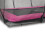 EXIT TOYS EXIT Silhouette Ground Trampoline 8x12ft with Safety Net – Pink 6