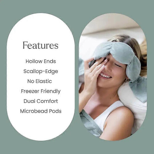 (Grey) Sleep mask | Patented light-blocking design for sleep, travel, and relaxation 1