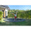 EXIT TOYS EXIT Dynamic Ground Level Sports Trampoline 10ft – Black 10