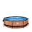 EXIT TOYS EXIT Wood Pool 10ft x 30in with Filter Pump and Dome – Brown 4