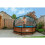 EXIT TOYS EXIT Wood Pool 10ft x 30in with Filter Pump and Dome – Brown 10
