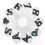 (Symphony White) Golf iron head cover magnet closed digital gradient easy to use for fast delivery 3