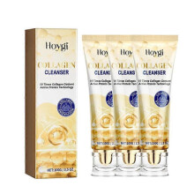 (3PCS) 1-5x Collagen Cleanser, Moisturizing, Moisturizing And Firming Facial Skin, Cleaning, Anti-Wrinkle, Anti-Aging Eyes