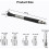 Offset Extension Wrench for Electric Drill,Impact Wrench Extender for Socket Set 2