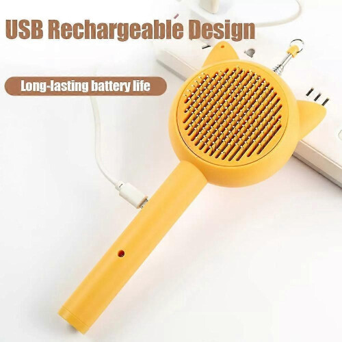 (Without telescopic rod, white) Interactive Cat Toys,3 Function Cat Toy(comb,laser,Retractable Cat-Teasing Wand) 2
