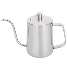 Vattenkokare med svanhals, 304 rostfritt stål, smal pip, kaffekanna med lock, elegant design för hemmakök, kaffebryggare, karaffer