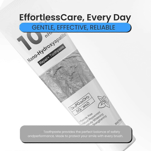 1-5pcs Hydroxyapatite Toothpaste for Enamel Protection and Tooth Strengthening, Fluoride-Free Toothpaste for Sensitive Teeth 2