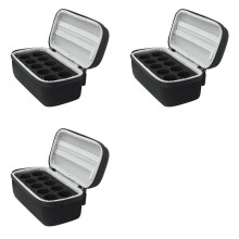 3X 10 Slots Insulin Vial Protector Case, Insulin Vial Organizer Bag for Diabetics Standard 1ml 3ml 5ml and 10ml Vials