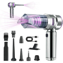 (Silver Purple) FlexUp - FlexUp Car Vacuum, FlexUp Car Vacuum Cleaner Cordless Rechargeable