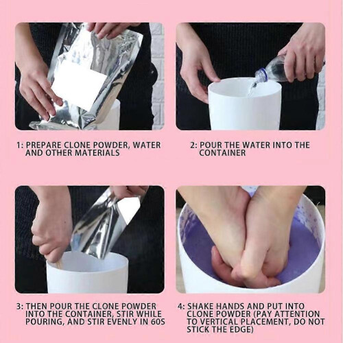 (3PCS) 1-5PCS Diy Hand Casting Kit Hands Plaster Statue Molding Set Hand Holding Craft For Couples 1