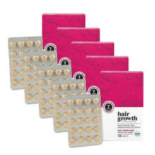 (5PCS) 1-5x Hair Growth Supplements for Women, Thicker Fuller Hair Support for Thinning Hair and Hair Loss