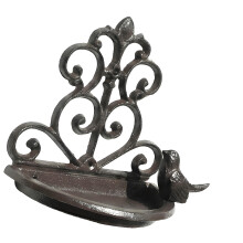 Nordic Styles Cast Iron Bird Feeder Wall Hanging Decors-8925