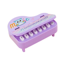 Musiknoten-Schlüsselanhänger mit spielbaren Tasten, ideal-Lila