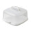 Transparent Cake Storage Box With Handle For Baking-White 1